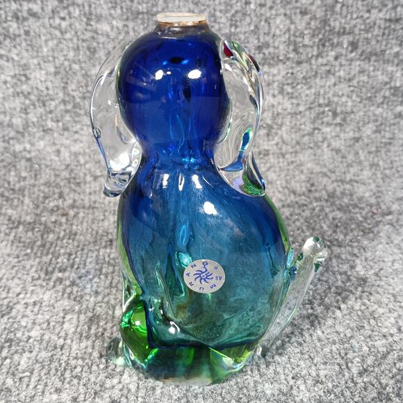 Archimede Seguso Murano Glass Sommerso Dog Decanter 1960s Drioli Liquor Bottle - Picture 2 of 8